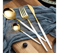 LUXITO Orion Prestige Gold Set de couverts 24 pièces pour 6 personnes