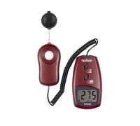 Luxmètre numérique Testboy TV 333 jusqu'à 100 000 LUX (mesure de l'éclairement d'une source lumineuse, capot de protection du capteur, photodiode en silicium), rouge/noir