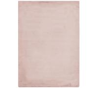 -Luxor- Living Coste Tapis Moelleux en Fausse Fourrure pour Chambre à Coucher - Idéal comme Descente de lit pour Chambre à Coucher - Confortable - Imitation Peau d'agneau - 160 x 230 cm - Vieux Rose