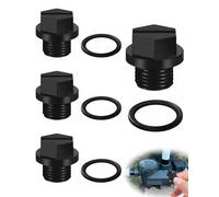 Luxorium 4 Paires de Bouchon Piscine intex avec Joint, Bouchons de Piscine, 4 Paires de pièces de Rechange pour Pompe Piscine, Douche Solaire, Bouchons aveugles 1/4 Pouce