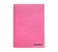 Luxpad Cahier de Notes FSC de 120 Pages A4 à Reliure Filaire avec Couvercles Durables en Carton Pressé [Couleur Unique, Couleur Variée]