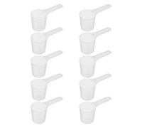 Luxshiny 10 Pièces Cuillère Doseuse Légère et Portable en Plastique 100ml pour Assaisonnement et Cosmétique, Maison Voyages