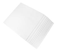 Luxshiny 10 Pièces Plateau à Gâteaux Carré en Papier Blanc Bords Relevés, Plateau de Service à Gâteaux Sûr pour Aliments, pour Présentation de Desserts et Décoration de Gâteau