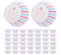 Luxshiny 100 Pièces Caissettes à Cupcakes en Papier Anti-graisse pour Cuisson Saine, Forme Élégante, pour Mariage et Stand de Concession, Fourniture de Pâtisserie Pratique