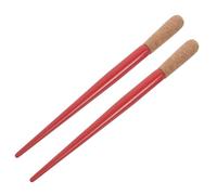 Luxshiny 2 Pièces Porte-plume de Calligraphie Anglaise Rétro en Bois Rouge | Poignée en Liège Confortable, Compatibilité Plusieurs Plumage, Aide à Écrire et Dessiner, Accessoires Inclus