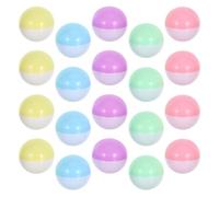 Luxshiny 20 Capsules en Plastique Rondes Couleur Macaron, 20 Pièces, Faciles à Utiliser et Polyvalentes, pour Distributeurs Automatiques et Loisirs Créatifs
