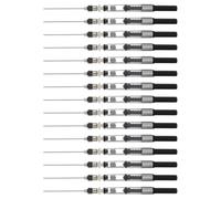 Luxshiny 20pièces Outil de Recharge Encre Stylo Plume Compact Portable avec Embout Remplaçable pour Cartouches Absorbeur Encre Précis pour Bureau et École