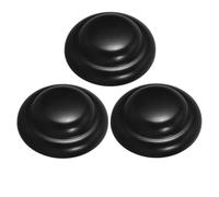 Luxshiny 3 Pièces Capuchon D'embout pour Parasol de Terrasse en Plastique Noir Accessoire Portable Anti-UV Compatible Parasol Banane pour Activités Extérieures et Plage