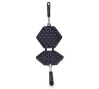 Luxshiny 30trous Moule à Gaufres Œuf Double Face Alliage Aluminium Antiadhésif pour Cuisson Maison et Professionnelle Outil de Pâtisserie Pratique et Sûr pour Gazinière