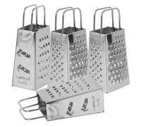Luxshiny 4pièces Râpe à Fromage Inox Multifonction Faces Ergonomique pour Cuisine Maison Ustensile pour Fromage Ail et Légumes Lot