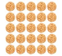 Luxshiny 50 Perles de Lave Volcanique Naturelles pour Diffuseur D'huile Essentielle, Pierres Rondes Solide et Sûres pour Maison et Voiture