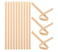 Luxshiny 500pièces Attaches Torsadées Kraft Liens de Fermeture Papier pour Sacs de Bonbons et Thé Vrac Robustes pour Emballage de Pâtisseries et Snacks