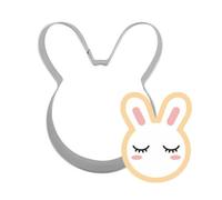 Luxshiny 5pcs Emporte-pièces en Acier Inoxydable Forme Lapin pour Biscuits et Gâteaux, Facile à Démouler, Anti-rouille, Pâtisserie Maison