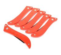Luxshiny 6 Pièces Outil de Finition pour Calfeutrage en Plastique et Acier, Grattoir à Joints de Carrelage Orange, pour Nettoyer les Joints sans Abîmer Couleur Aléatoire Plusieurs styles