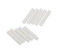 Luxshiny 60 Pièces Recharge pour Gomme Mécanique Cylindrique Blanche 5x25mm en Caoutchouc pour Correction Douce sans Abîmer le Papier pour Écriture Quotidienne et Projets Scolaires