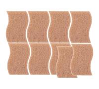 Luxshiny 9pièces Lot de Éponges Réutilisables pour Vaisselle Cellulose Éponge de Nettoyage Douce Coton de Bois Accessoire Polyvalent pour Wok et Cuisine Emballage Cadeau Pratique