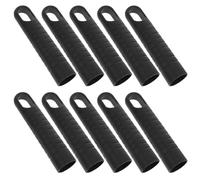 Luxshiny Accessoires pour Balais 10pcs Embouts de Poignée en Plastique 25mm Filetage pour Remplacement Facile et Fixation Sécurisée la Maison Bureau
