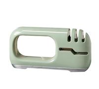 Luxshiny Affûteur de Couteaux Cuisine Antidérapant Vert en Abs Placage Uv, Affûtage Rapide Main, Adapté Main Gauche ou Droite pour Usage Domestique