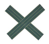 Luxshiny Bandes Magnétiques Effaçables à Sec 2pcs pour Tableaux Pédagogiques, Caoutchouc Vert, Format 35x5 Pouces, Quadrillage Quatre Lignes Trois Cases, pour Classe Maternelle