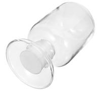 Luxshiny Bouteille en Verre de Cloche Classique pour Rangement D'allumettes, Facile à Transporter, pour Décoration Salon ou Extérieur