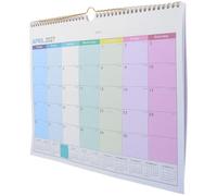 Luxshiny Calendrier Familial Mural 18 Mois de Juillet 2026 à Décembre 2027 avec Reliure Spirale et Marquage des Jours Fériés en Papier pour Bureau et École
