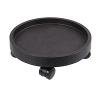Luxshiny Chariot à Pots de Fleurs Protège Le Sol Marron en Résine roulettes Robustes, Support Rond pour Pot de Fleurs et Supporte Une Forte Capacité de Charge