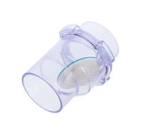 Luxshiny Clapet Anti-retour Pvc Transparent Cuisine et Plomberie Domestique | Résistance à Haute Température, Anti-refoulement, Usage pour Évacuation D’évier, Installation Simple, Canalisation