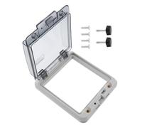 Luxshiny Coffret Électrique Étanche en Pp Fenêtre de Protection pour Disjoncteurs 5 Voies, Robuste et Pratique, pour Tableau Électrique Intérieur