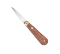 Luxshiny Couteau à Huîtres en Acier Inoxydable Manche en Bois, Outil Facile à Utiliser pour Ouvrir Coquilles et Palourdes en Restaurant ou Hôtel