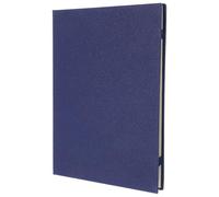 Luxshiny Couverture en Papier pour Diplôme et Certificat Bleu, Porte-documents Pratique pour Bureau et Décoration