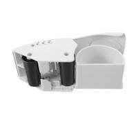 Luxshiny Distributeur en Plastique et Métal Léger de Ruban Adhésif Portable Blanc et Scellage de Cartons pour Emballage Précis à Domicile