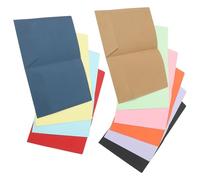 Luxshiny Dossier de Documents A4 à Double Poche, 10 pièces, Chemises de Poche en Papier, pour archivage de Documents et classement au Bureau
