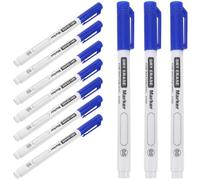 Luxshiny Effaçables à Sec Plastique Confortable et Facile à Utiliser Lot de 10 pour Tableau Blanc Bleu pour Petites Ardoises et Écoles