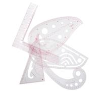 Luxshiny Ensemble De Règles De Couture L, Triangle Et Comma Pour Dessin Et Conception De Vêtements En PVC