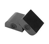 Luxshiny Ensemble de Salière et Poivrière avec Couvercle Hermétique, Grosse Capacité en Acier Inoxydable Noir Design Moderne et Minimaliste pour Décoration de Table Cuisine