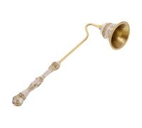 Luxshiny Extincteur à Chandelier Vintage en Alliage Beige, Éteignoir à Bougie Spécialement Conçu pour Bougies D'aromathérapie, Usage Domestique et Restauration