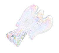 Luxshiny Figurine Ange Cristal avec Ailes Verre Sculpture Miniature De Jésus Protecteur Ornement De Bureau Décoratif pour Maison Cadeau Fête des Mères Et Décoration Intérieure