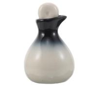 Luxshiny Flacons en Céramique pour Huiles Essentielles et Parfums, Flacon Compte-gouttes Précis, Pot Décoratif Bleu, Kit 6 Pièces, Diffuseur D'aromathérapie Spa et Usage Domestique