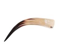 Luxshiny Grosse Corne à Boire Viking en Corne Bovine Naturelle, Mug Rustique Fait Main Grosse Capacité, Décor Médiéval pour Reconstitution et Bar à Thème Couleur Couleur Aléatoire