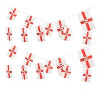 Luxshiny Guirlande Décorative Fanion en Polyester Léger et Portable pour Décoration Intérieure et Extérieure Lors de Fêtes et Parades Sportives, 1 Set Coloré