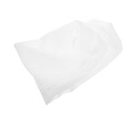 Luxshiny Housse de Coussin Cylindrique Ronde en Tissu Blanc, Douce et Confortable, Lavable en Machine, pour Taie d'oreiller en Lin Roulé Cou, 20x80cm