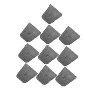 Luxshiny Lot de 10 coins pour manche de hache : coins métalliques pour manche de marteau, hachette et masse - Accessoires de réparation et de renforcement pour outils agricoles