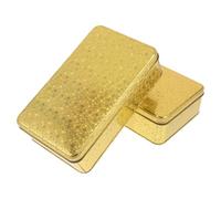 Luxshiny Lot de 2 Boîtes Rectangulaires en Tôle avec Couvercle, Portable et Polyvalente, Design Empilable, pour Mariages et Usage Décoratif