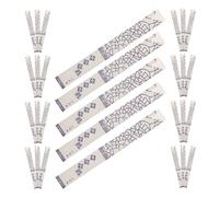 Luxshiny Manchons porte-baguettes jetables en papier - 1000 pièces - style chinois - pochettes anti-poussière - emballage pour restaurants et hôtels