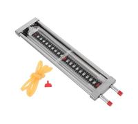 Luxshiny Manomètre différentiel en acier inoxydable en forme de U - 1 set avec accessoires de fixation - pour détection de pression différentielle en milieu industriel sur conduites et