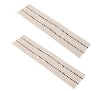 Luxshiny Mèche Plate Feu A A 2 Pièces en Coton, pour Lampe à Pétrole | Longueur 9,8 Pouces, Largeur 2 Pouces, Blanc Plat, Remplacement pour Brûleurs à Huile et Lampes
