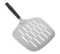 Luxshiny Pelle à Pizza et Résultats Croustillants Perforée en Acier Inoxydable avec Poignée Antiadhésive, Grosse Spatule Transfert Facile pour Cuisson Professionnelle en Boulangerie