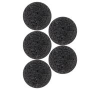 Luxshiny Pierre Pierres de Sauna Volcaniques 5 Pièces 4cm | Installation Facile, Taille Uniforme, Noir, pour Sauna Commercial et Salle de Vapeur, Accessoires de Chauffage