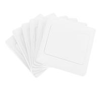Luxshiny Plaque murale de protection des prises Type 86 blanc 6 pièces plaque murale pour interrupteurs PC cache trou décoratif pour école bureau