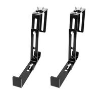 Luxshiny Pots de Fleurs en Fer Noir de Balcon Support Réglable | Fixation Suspendue pour Rambarde, Largeur Ajustable 3 à 15,5cm, pour Bonsaï et Jardinière Rectangulaire